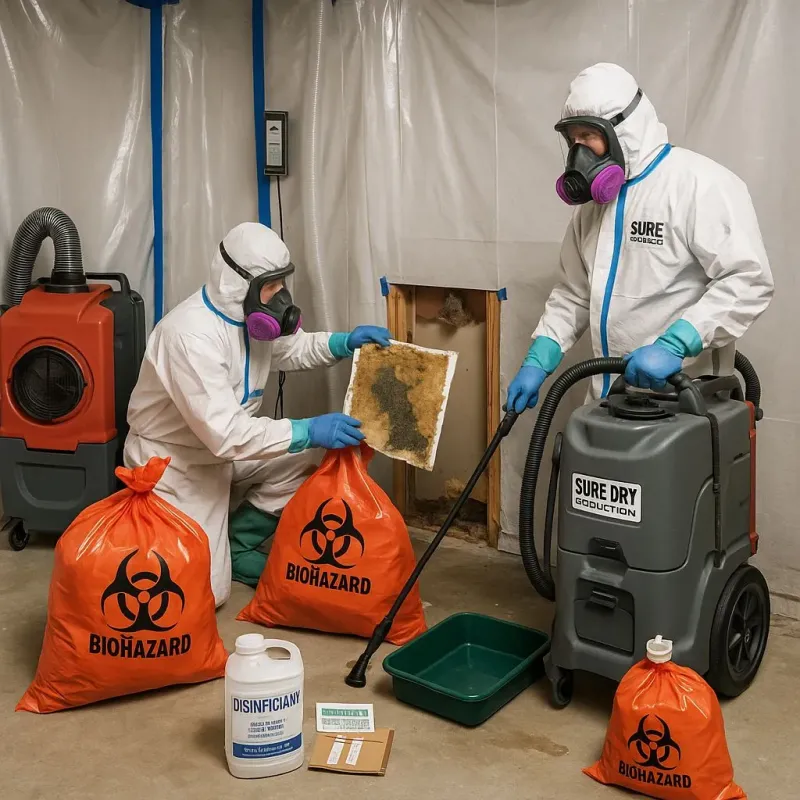 Contaminated Water Handling Protocols process in Park Layne, OH