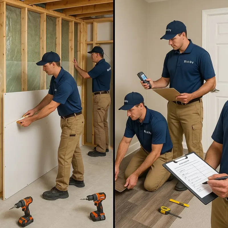 Repairs and Reconstruction process in Park Layne, OH